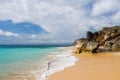 Beautiful Dreamland Beach Bali, with clean sand and rocks. Royalty Free Stock Photo