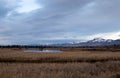 Beautiful, dreary landscape at Lee Metcalf National Wildlife Refuge, Montana, USA