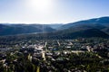 Aerial drone photo - Rugged Rocky Mountains of Breckenridge, Colorado.