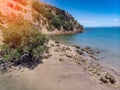 Beautiful drone photo of the Coromandel islands, Auckland New Zealand