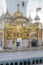 Beautiful dummy view of Golden Temple (Harmandir Sahib) at Amritsar Railway Station, Punjab, India, Famous indian sikh Royalty Free Stock Photo