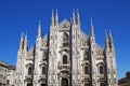 The beautiful Duomo in Milan . Italy Royalty Free Stock Photo