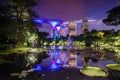 Beautiful dusk at Garden by the Bay