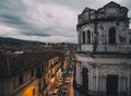 Beautiful dusk shot of historic building