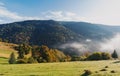 Beautiful early autumn in moutains.