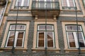 Porto, Portugal - July, 2017. Beautiful traditional quaint houses in the old, vintage and touristic ribeira district of Porto, Por