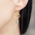 Beautiful earring Royalty Free Stock Photo