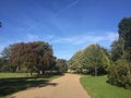 Beautiful East Park in Hull in October 2018 Royalty Free Stock Photo