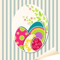 Beautiful Easter egg illustration Royalty Free Stock Photo