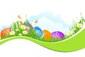 Beautiful Easter Holiday Background