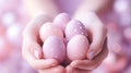 Easter pastel background with soft light effect for seasonal designs and easter celebrations