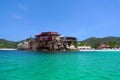 The beautiful Eden Rock hotel at St Barts, French West Indies