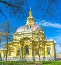 The beautiful edifice of Grand Ducal Burial Vault, Saint Petersburg, Russia Royalty Free Stock Photo