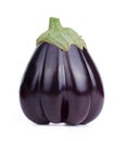 Beautiful eggplant isolated on white