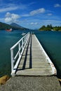 Beautiful New Zealand landscape. Elaine Bay, Marlborough Sounds, South Island Royalty Free Stock Photo