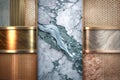 Beautiful, elegant, abstract background with metal and the texture of stone, marble and granite Royalty Free Stock Photo