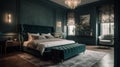 Beautiful elegant bedroom inerior design