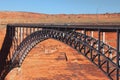 Beautiful elegant pedestrian bridge Royalty Free Stock Photo