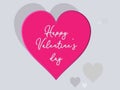 Beautiful and elegant Valentines day design. Royalty Free Stock Photo