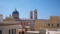 Beautiful elements of architecture and views of Ermoupoli, Greece, Syros island