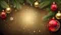 Beautiful elite Christmas background with patterns for congratulations Royalty Free Stock Photo