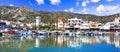 Beautiful Elounda village,Crete island,Greece.