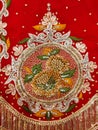 Beautiful embroidered pattern of zardozi embroidery, zardosi embroidery