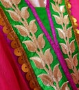 Beautiful embroidery and sequin work on salwar kameez