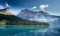 Beautiful Emerald lake, Yoho national park, British Columbia, Canada