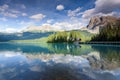 Beautiful Emerald lake, Yoho national park, British Columbia, Canada