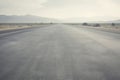 Beautiful Empty Asphalt Daytime Mock Up. Generative AI