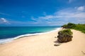 A beautiful empty beach in bali