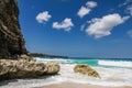 Beautiful and empty Dreamland beach-Bali,Indonesia Royalty Free Stock Photo