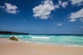 Beautiful and empty Dreamland beach-Bali,Indonesia Royalty Free Stock Photo