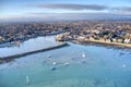 Beautiful Emsworth Waterfront with Yachts and Boats Royalty Free Stock Photo