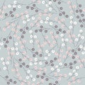 Beautiful endless pattern with flowers