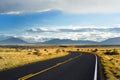 Beautiful endless wavy road in Arizona desert Royalty Free Stock Photo