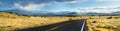 Beautiful endless wavy road in Arizona desert Royalty Free Stock Photo