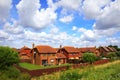 Beautiful English village view Royalty Free Stock Photo