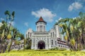 The beautiful entrance of the Goodwood Park Hotel in Singapore Royalty Free Stock Photo