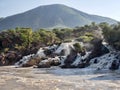 Beautiful Epupa falls on the Kunene River, Namibia Royalty Free Stock Photo