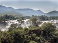 Beautiful Epupa falls on the Kunene River, Namibia Royalty Free Stock Photo