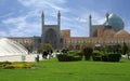 Beautiful Esfahan mosque, Iran, path included Royalty Free Stock Photo