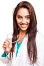 Beautiful ethnic doctor Royalty Free Stock Photo