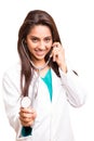 Beautiful ethnic doctor Royalty Free Stock Photo