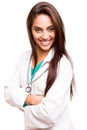 Beautiful ethnic doctor Royalty Free Stock Photo