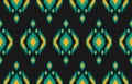 Ethnic ikat seamless pattern. Royalty Free Stock Photo