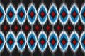 Beautiful ethnic tribal pattern art. Ethnic ikat seamless pattern. American and Mexican style Royalty Free Stock Photo