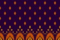 Beautiful ethnic tribal pattern art. Ethnic ikat seamless pattern. American and Mexican style Royalty Free Stock Photo