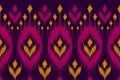 Beautiful ethnic tribal pattern art. Ethnic ikat seamless pattern. American and Mexican style Royalty Free Stock Photo